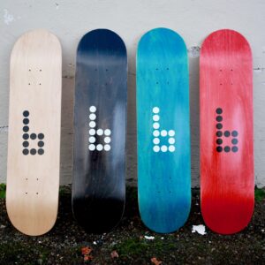 Get your hands on the new Braille Blanks at the Braille skateboarding world online store