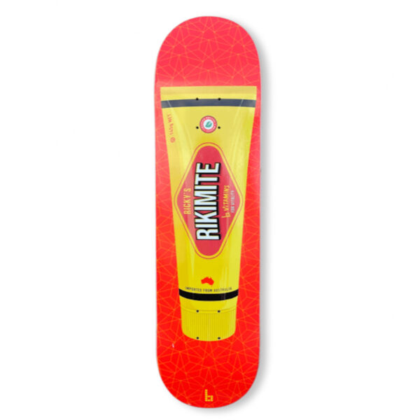 Ricky's Rikimite Skateboard Deck part of the Condiment Series of Decks from Braille Skateboarding