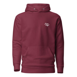 Braille First Try Hoodie Maroon at Braille Skateboarding World